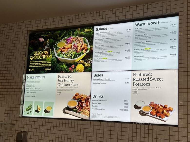 Sweetgreen - Los Angeles, CA menu_pic