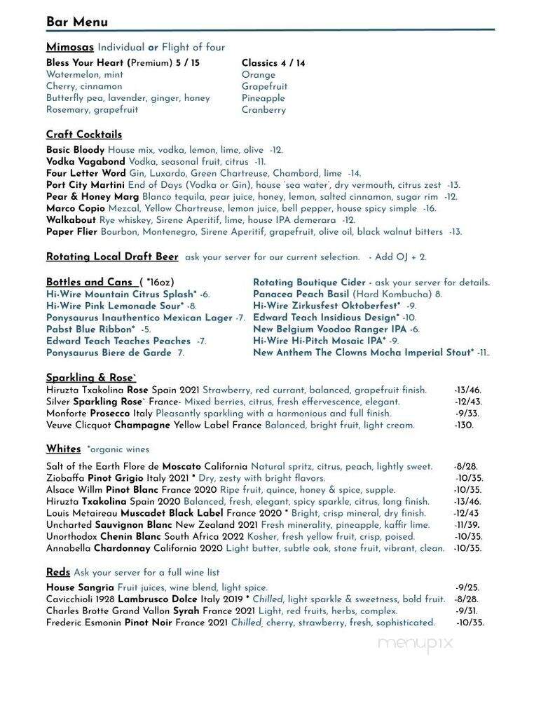 Three10 - Wilmington, NC menu_pic