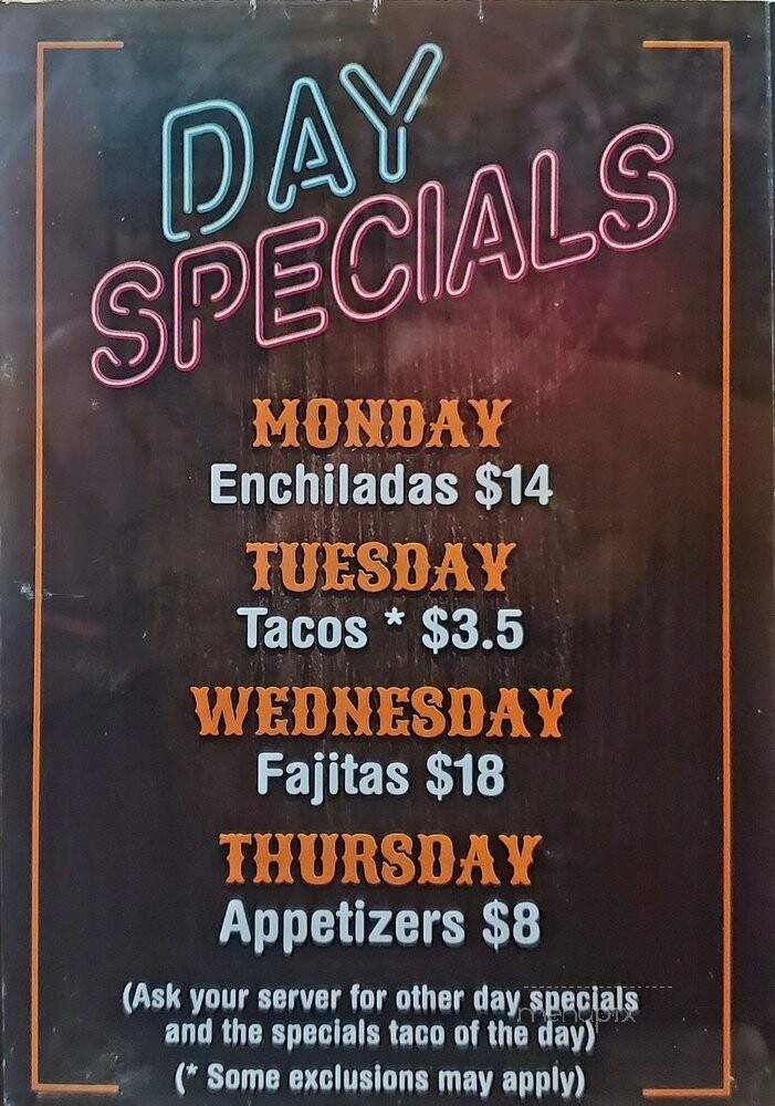 Don Sebas Taqueria - Woodbridge, VA menu_pic