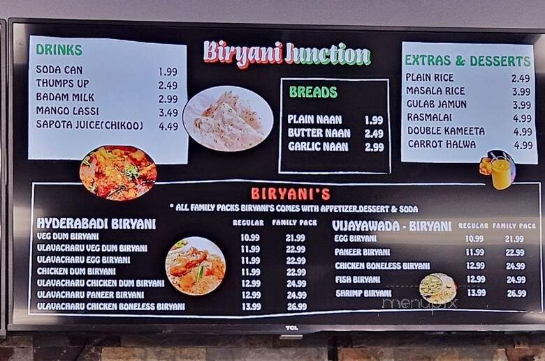 Biryani Junction - San Ramon, CA menu_pic