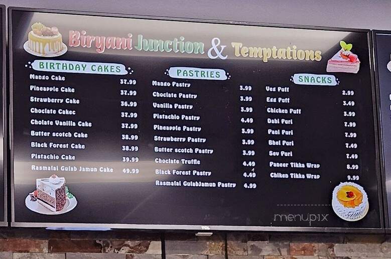 Biryani Junction - San Ramon, CA menu_pic