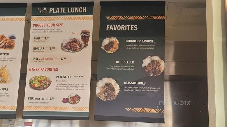 Mo Bettahs Hawaiian Style Food - Plano, TX menu_pic