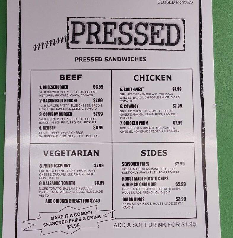 Mmmpressed - Las Vegas, NV menu_pic