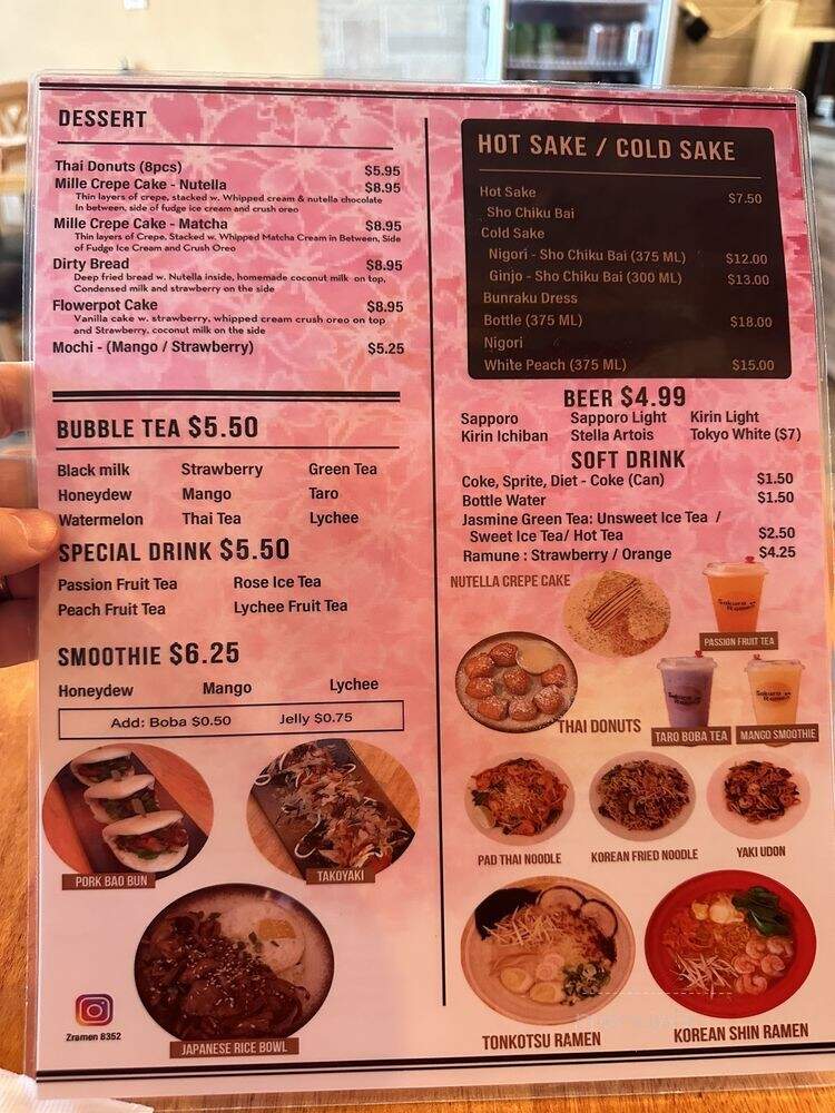 Z Ramen - Miami, FL menu_pic