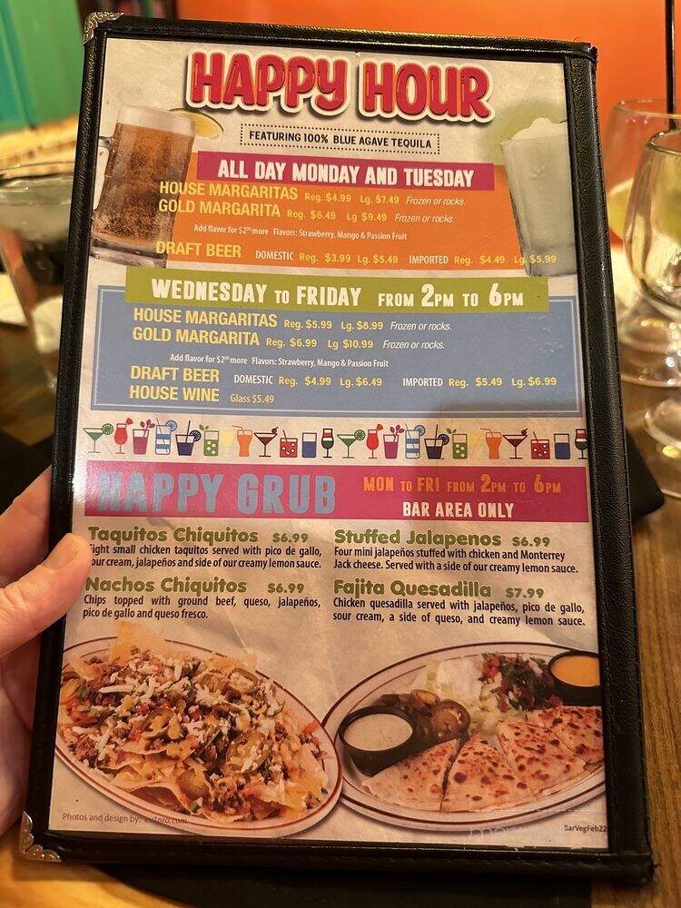 Los Cucos Mexican Cafe - Las Vegas, NV menu_pic