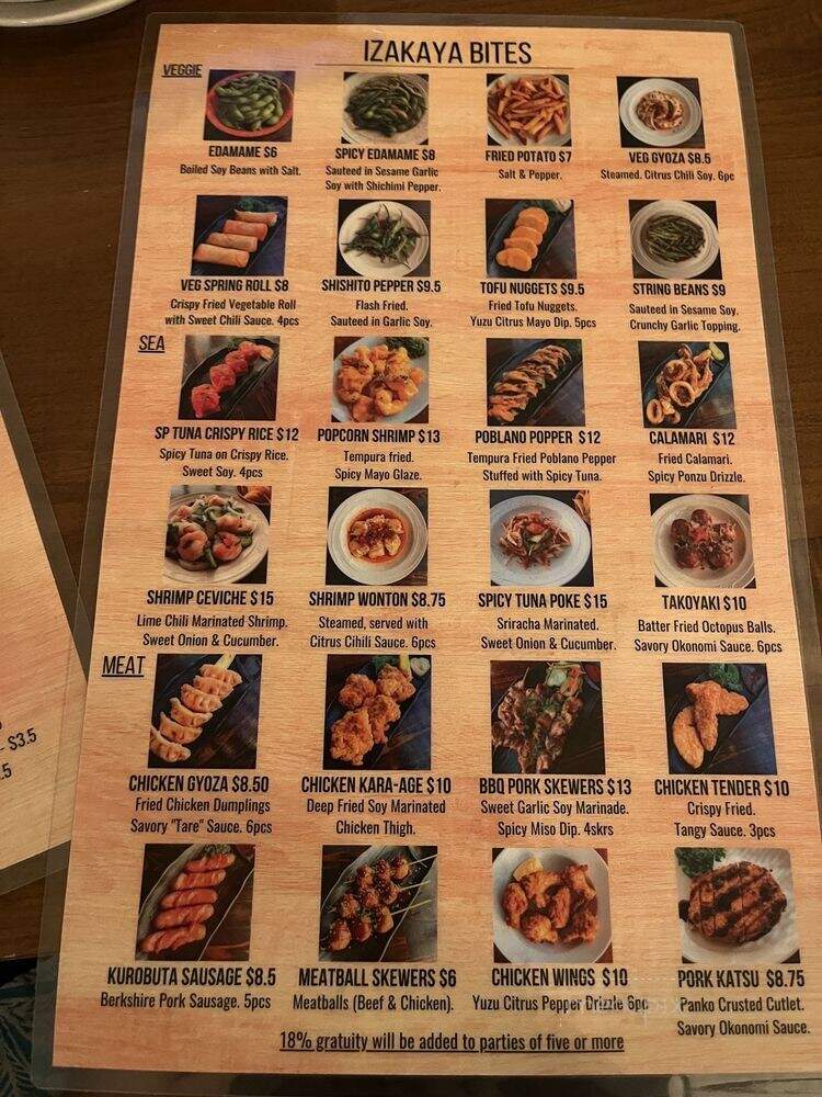 Ramen Izakaya - North Hollywood, CA menu_pic
