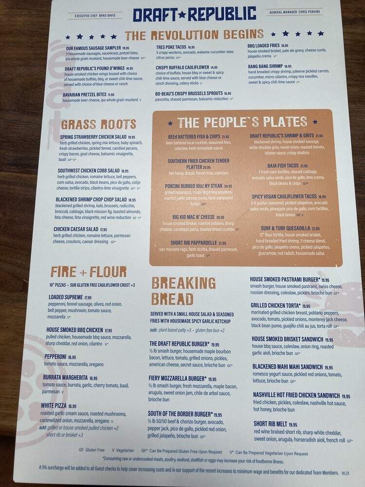 Draft Republic - San Marcos, CA menu_pic
