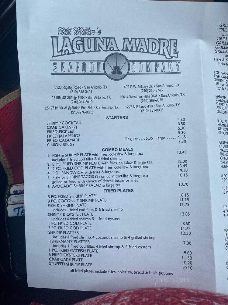 Bill Miller's Laguna Madre Seafood Company - San Antonio, TX