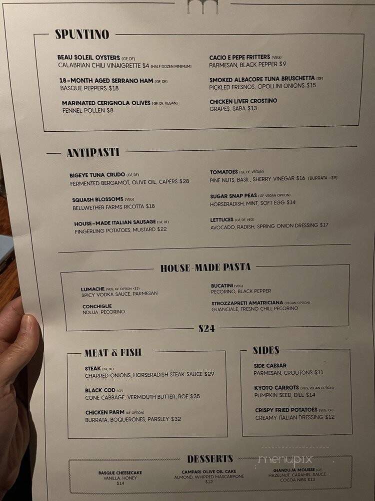Market Venice - Los Angeles, CA menu_pic