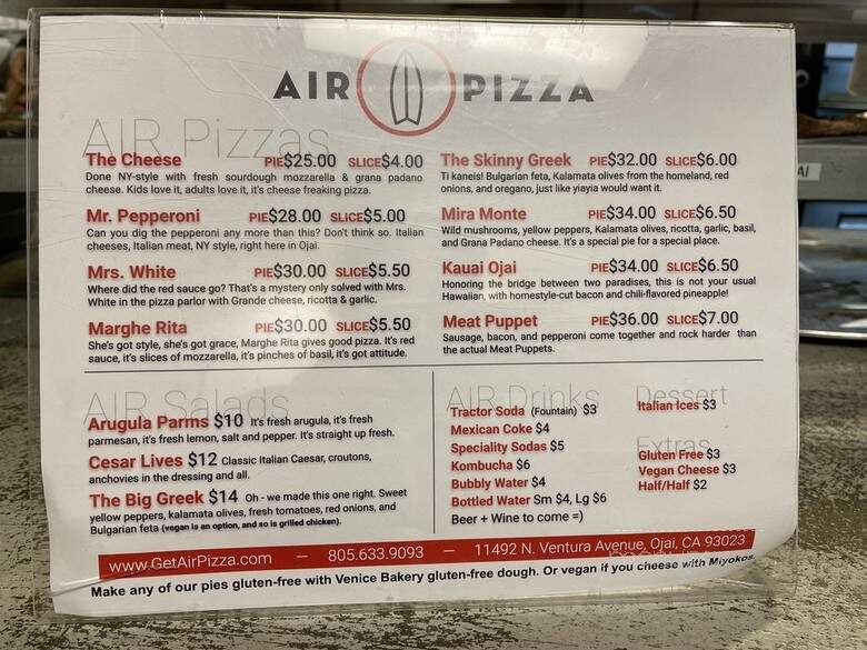 Air Pizza - Ojai, CA