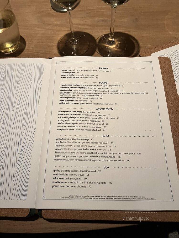 Sweetbriar - New York, NY menu_pic