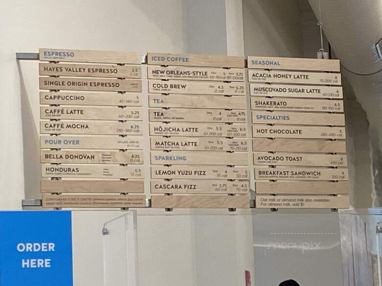 Blue Bottle Coffee - New York, NY menu_pic