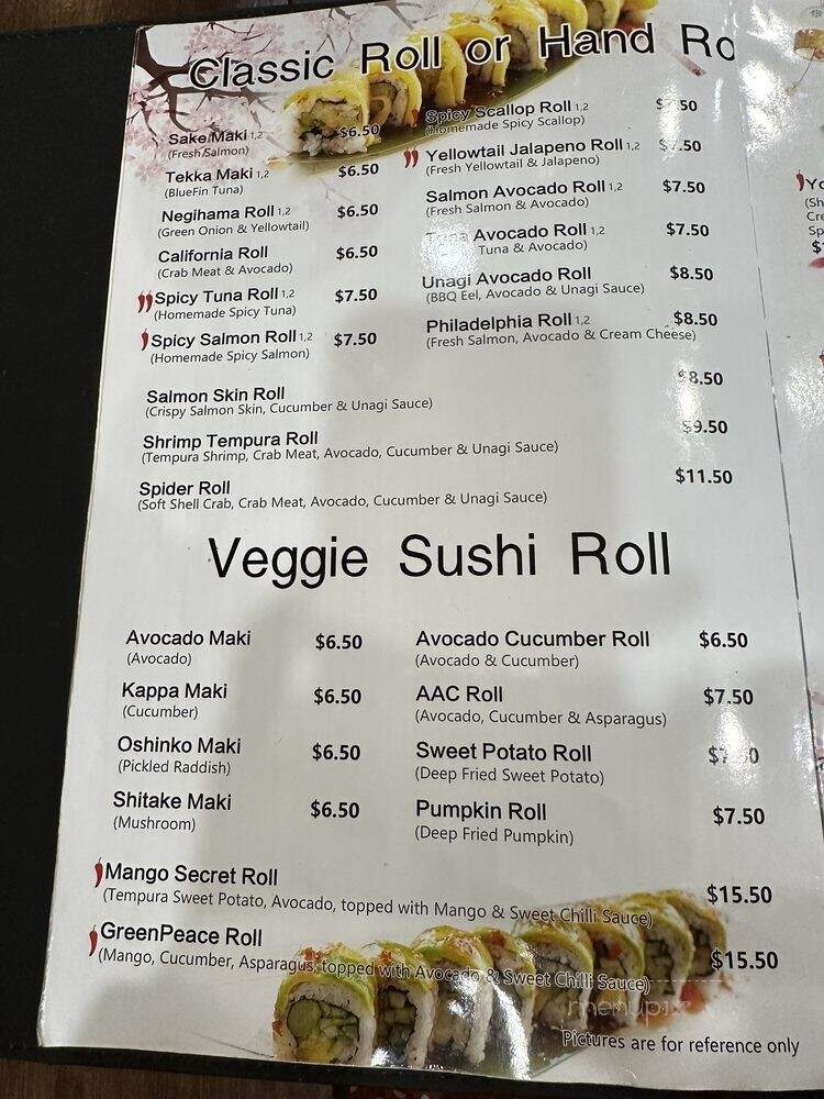 Yoshi Sushi - Milpitas, CA menu_pic