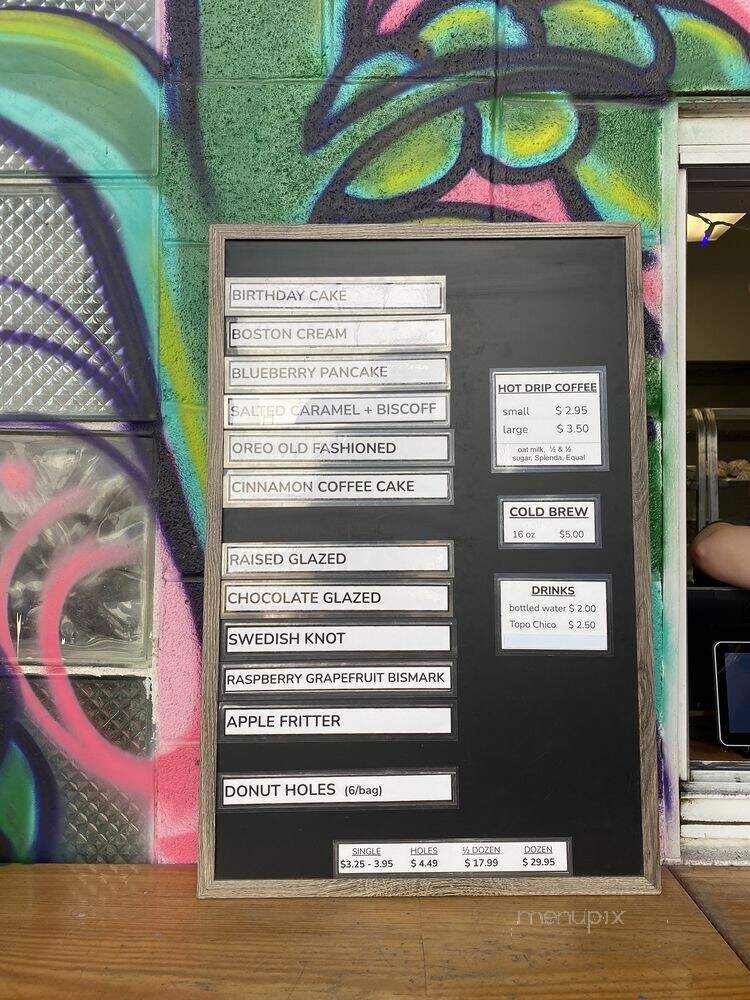Beacon Doughnuts - Chicago, IL menu_pic