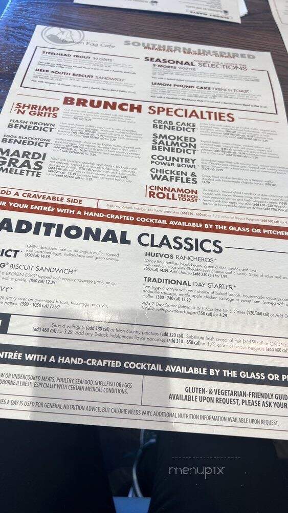 Another Broken Egg Cafe - Orlando, FL menu_pic