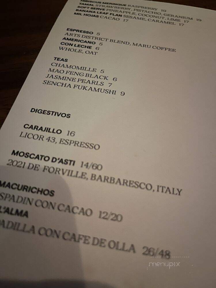 Damian - Los Angeles, CA menu_pic