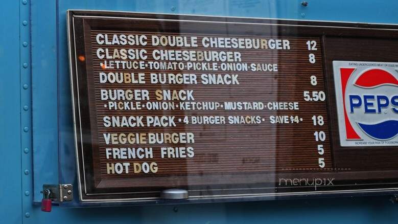 Burger Stevens - Portland, OR menu_pic