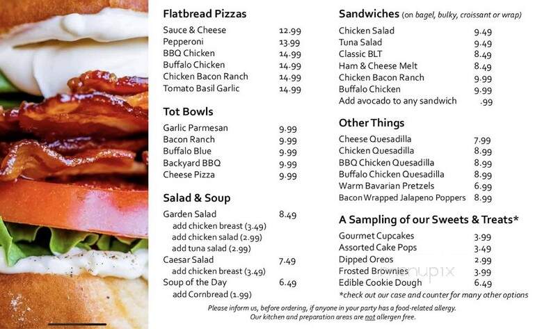 Creative Cakes Cafe - Worcester, MA menu_pic