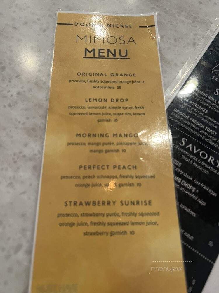 Double Nickle - Cleveland, OH menu_pic