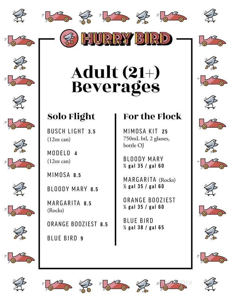 Hurry Bird - Omaha, NE menu_pic