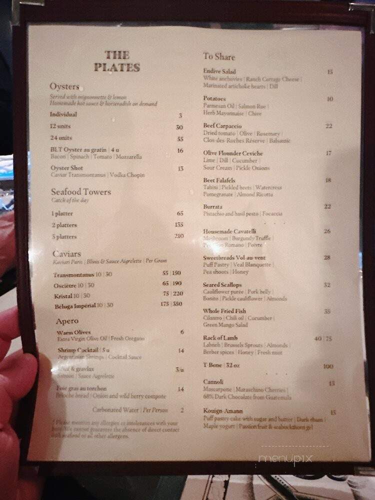 Jjacques - Quebec, QC menu_pic