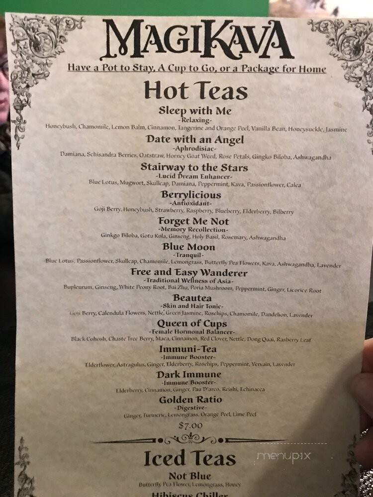 Magikava - New Hope, PA menu_pic