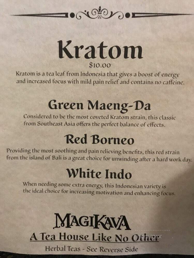 Magikava - New Hope, PA menu_pic