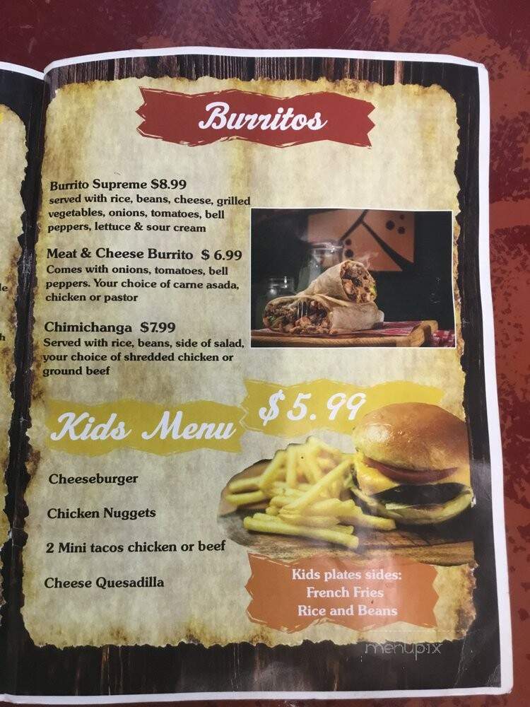 Mexican Limon Seafood and Grill - Everman, TX menu_pic