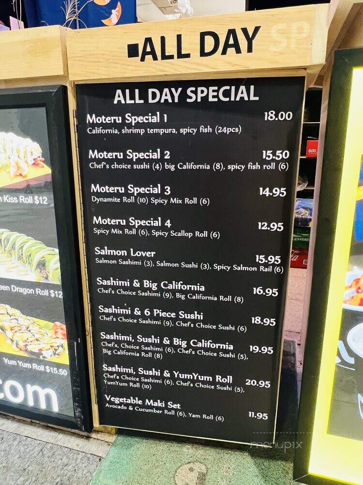 Moteru Sushi - Mississauga, ON menu_pic