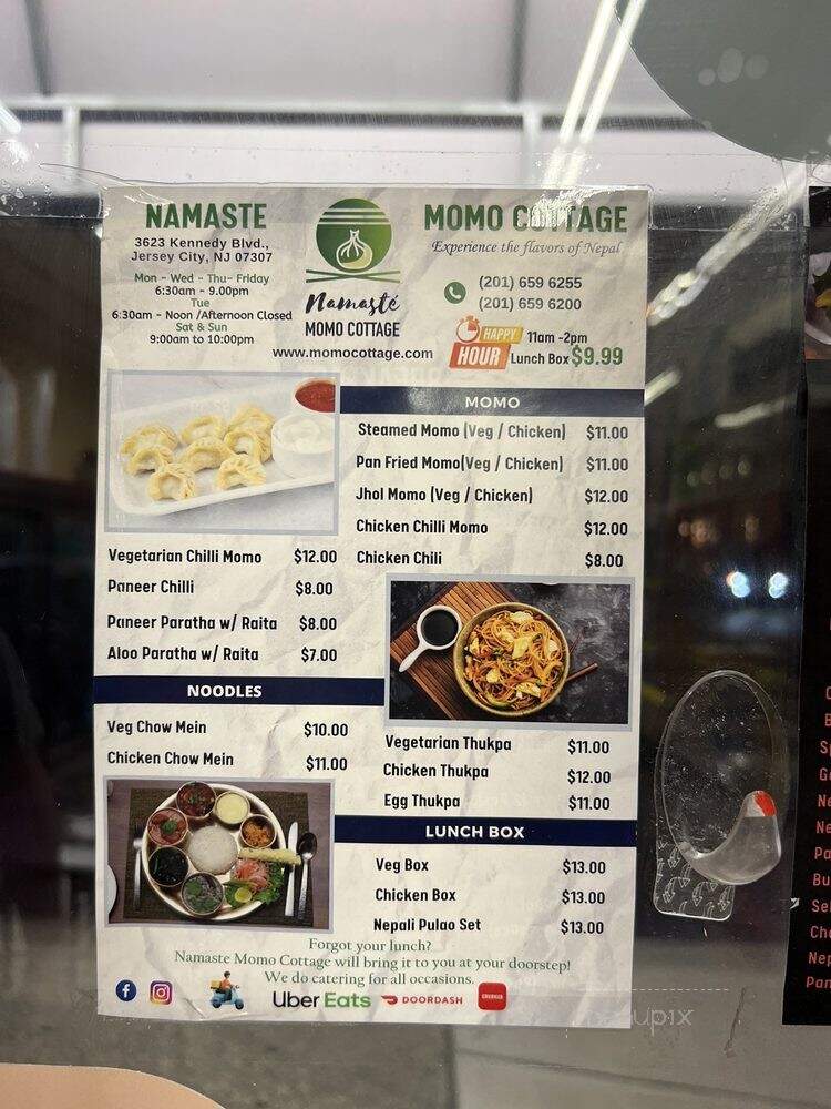 Namaste Momo Cottage - Jersey City, NJ menu_pic