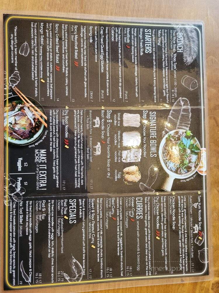 Paddler - Toronto, ON menu_pic