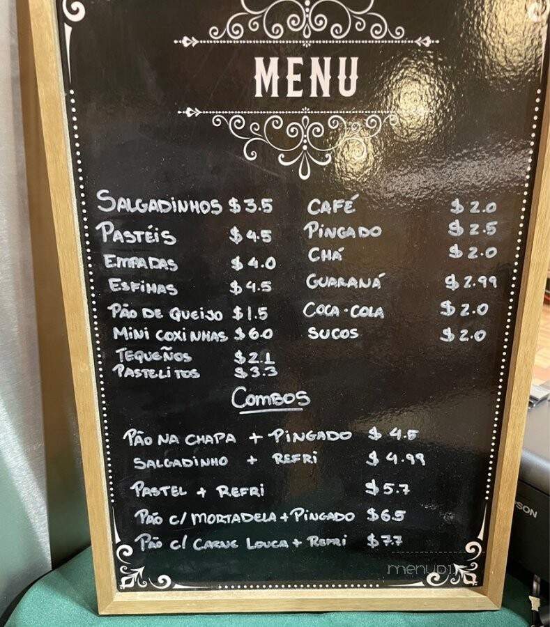 Padoca Brazil - Naperville, IL menu_pic