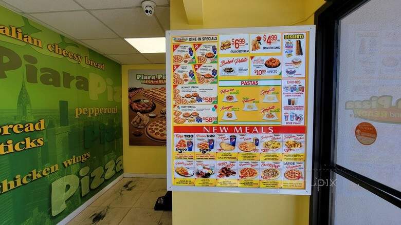 Piara Pizza - Hemet, CA menu_pic