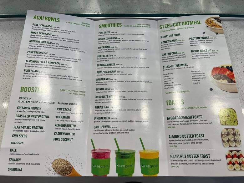 Pure Green - Aventura, FL menu_pic