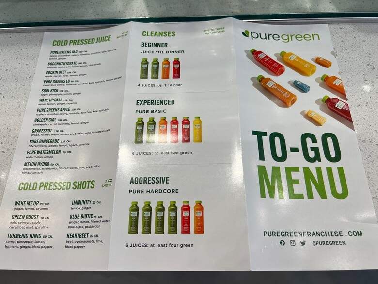 Pure Green - Aventura, FL menu_pic
