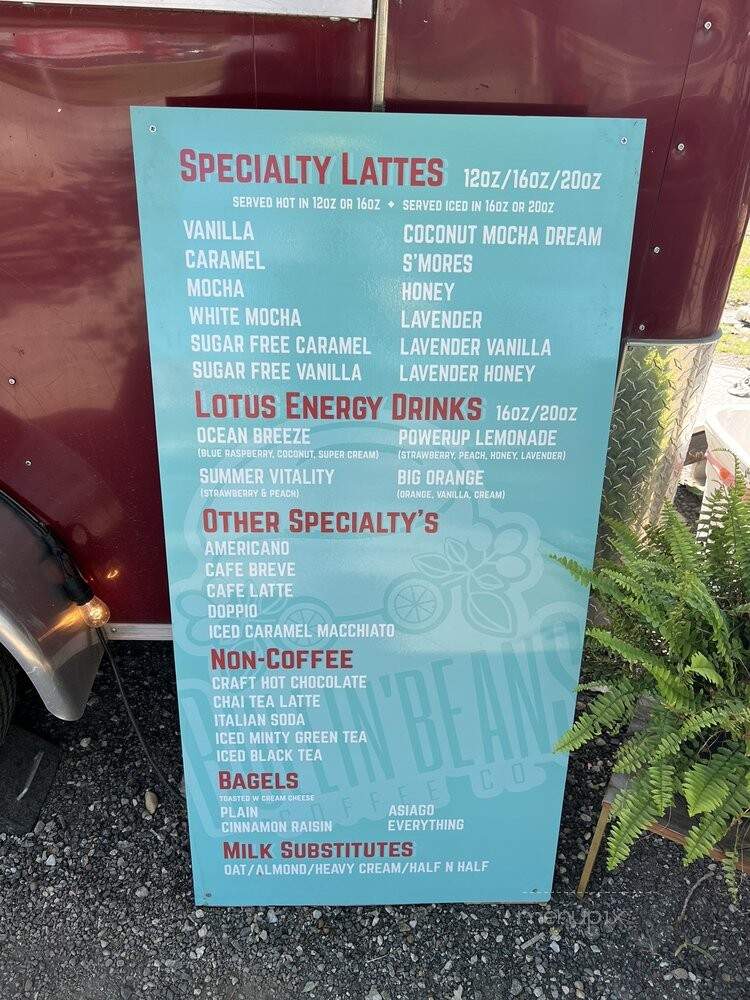 Rollin Beans Coffee - Fate, TX menu_pic