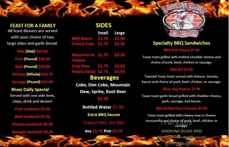 SmokingBlues BBQ - Clearwater, FL menu_pic