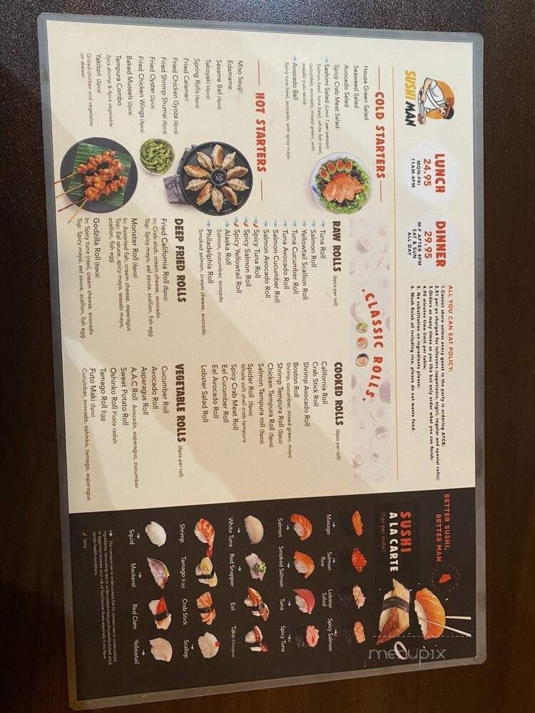 Sushi Man - Champaign, IL menu_pic
