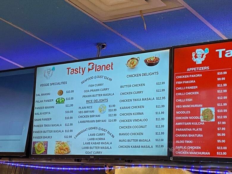Tasty Planet Indian Cuisine - Burnaby, BC menu_pic