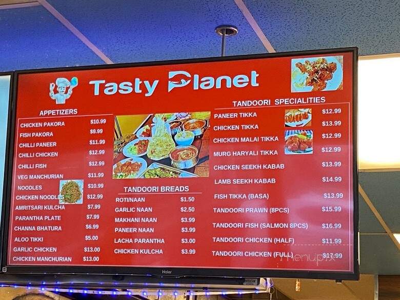 Tasty Planet Indian Cuisine - Burnaby, BC menu_pic