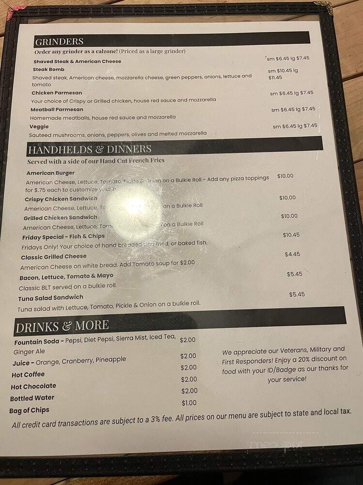 The Lake House Tavern - Coventry, RI menu_pic