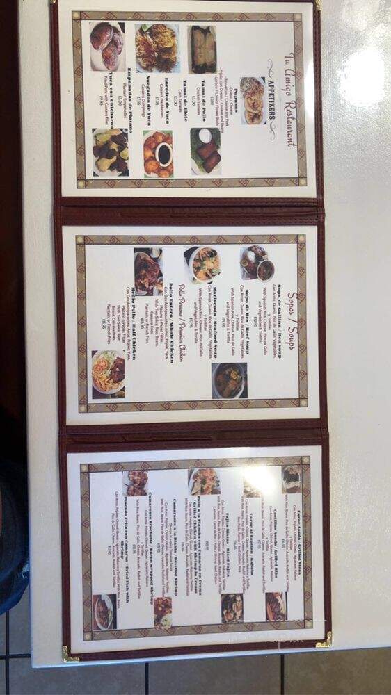 Tu Amigo Restuarant - Culpeper, VA menu_pic