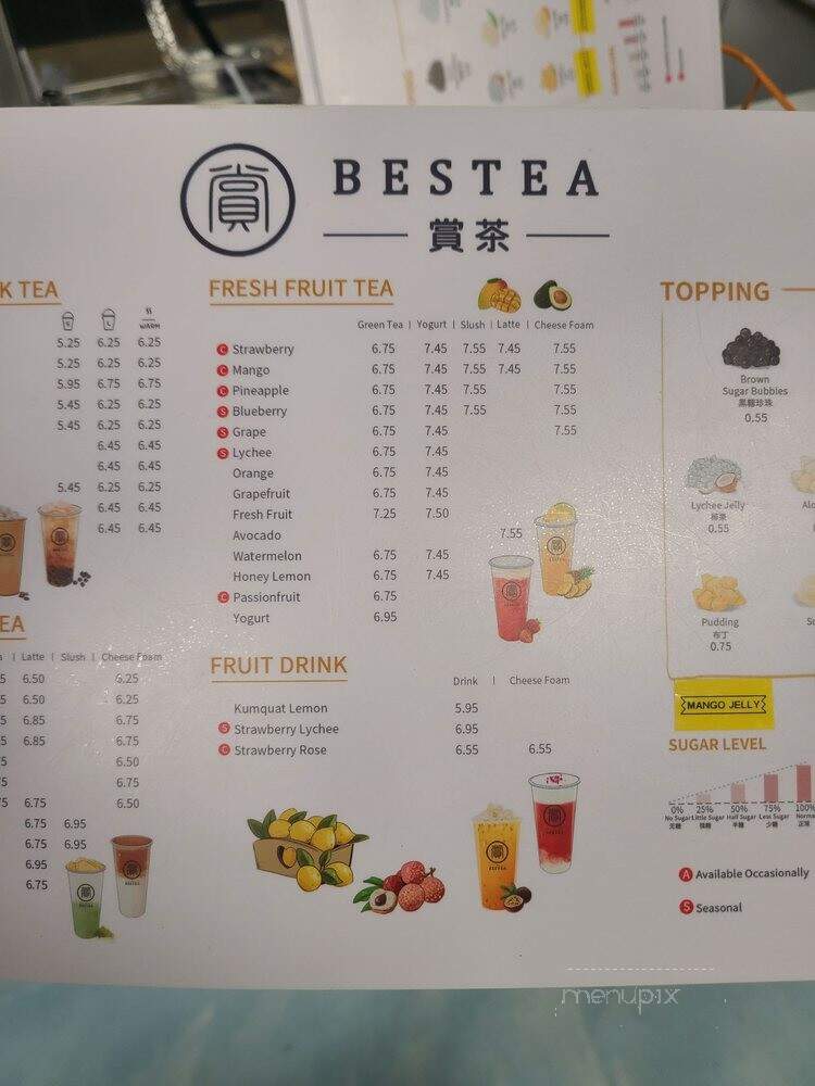 Bestea - Shreveport, LA menu_pic