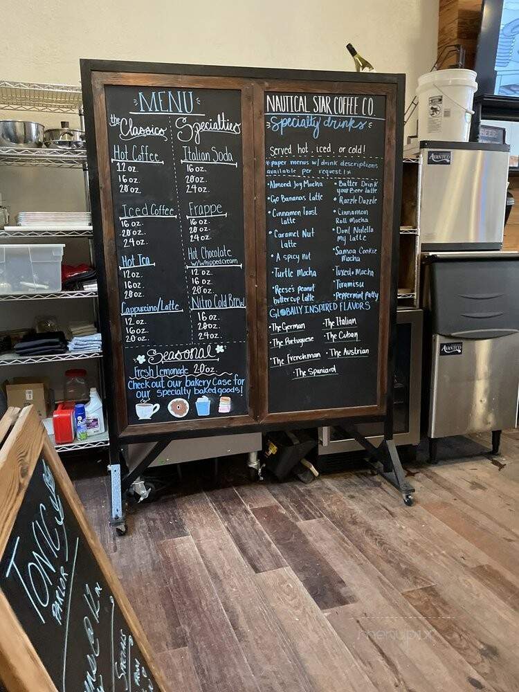 Nautical Star Coffee Company - New Bern, NC menu_pic