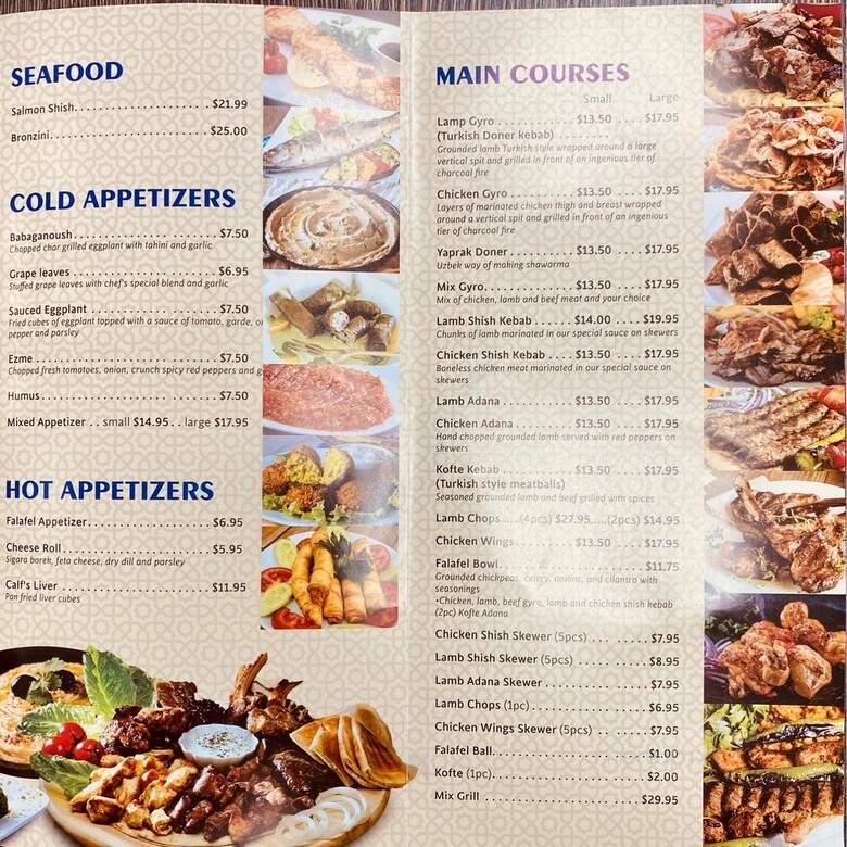 Ankara One Turkish Restaurant - Brooklyn, NY menu_pic