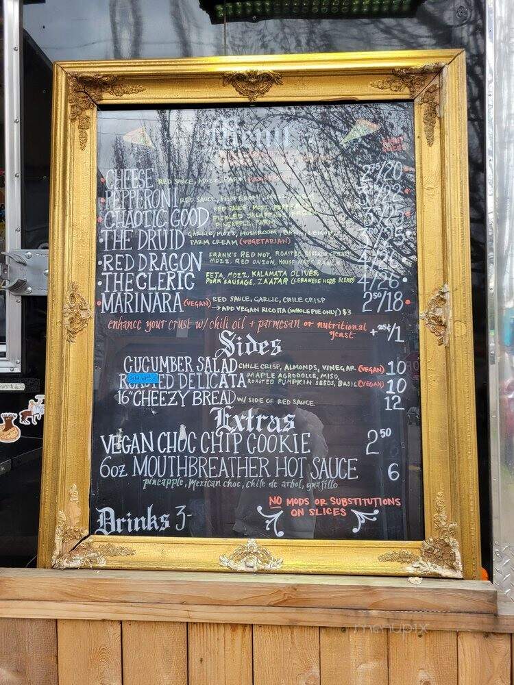 Paladin Pie - Portland, OR menu_pic