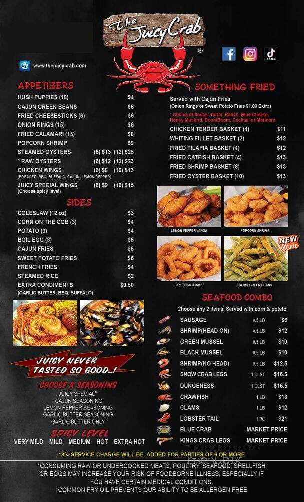 The Juicy Crab - Hiram, GA menu_pic