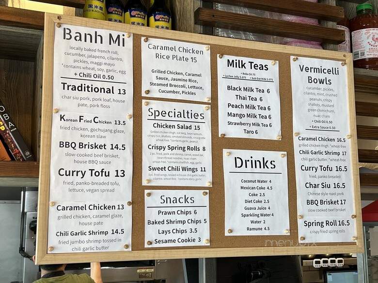 Bah Mi Ba - Fairfax, CA menu_pic