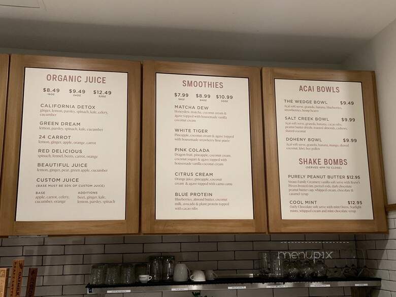 Heart & Hand - Irvine, CA menu_pic