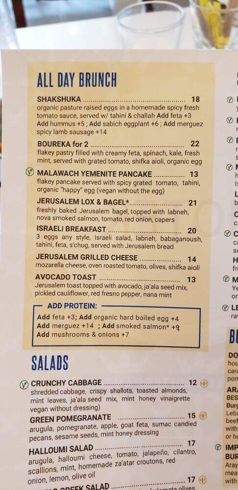 Motek Aventura - Aventura, FL menu_pic